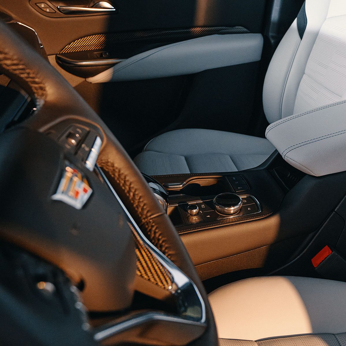  The 2025 Cadillac XT4 Front Interior Cabin and Middle Console Controls