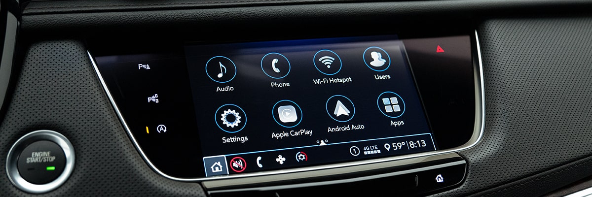 The Premium Technology Packed Infotainment System of the Cadillac XT5