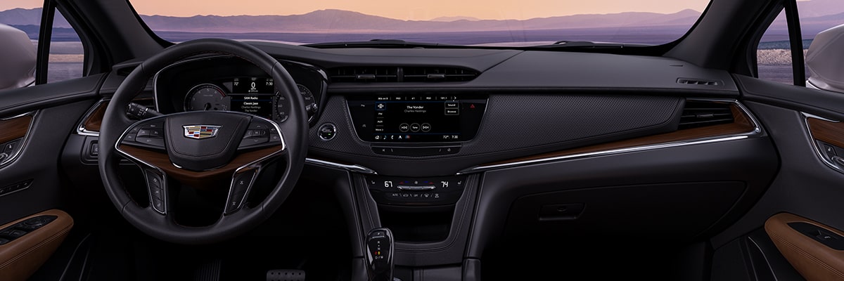 The Luxurious Interior Dashboard in The 2025 Cadillac XT5