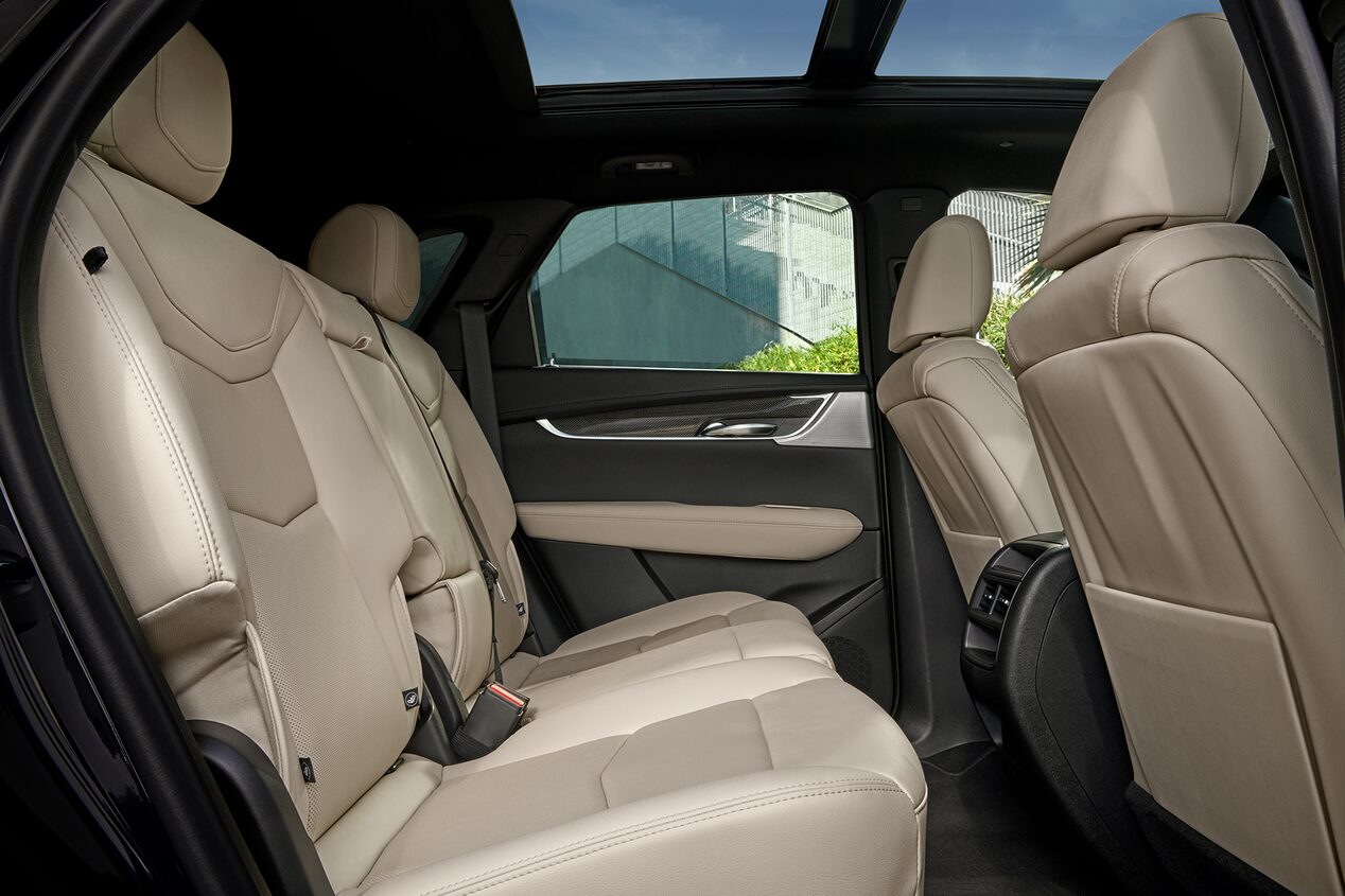 The Spacious Backseat Interior in The Luxurious Cadillac XT5