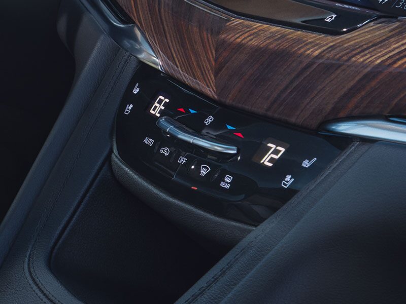 Rear Cabin Air Control Setting Inside the New Cadillac XT6