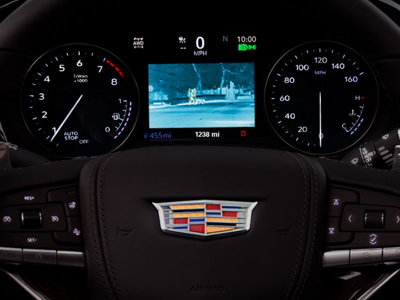Close-up View of the Night Vision Technology of the Cadillac XT6