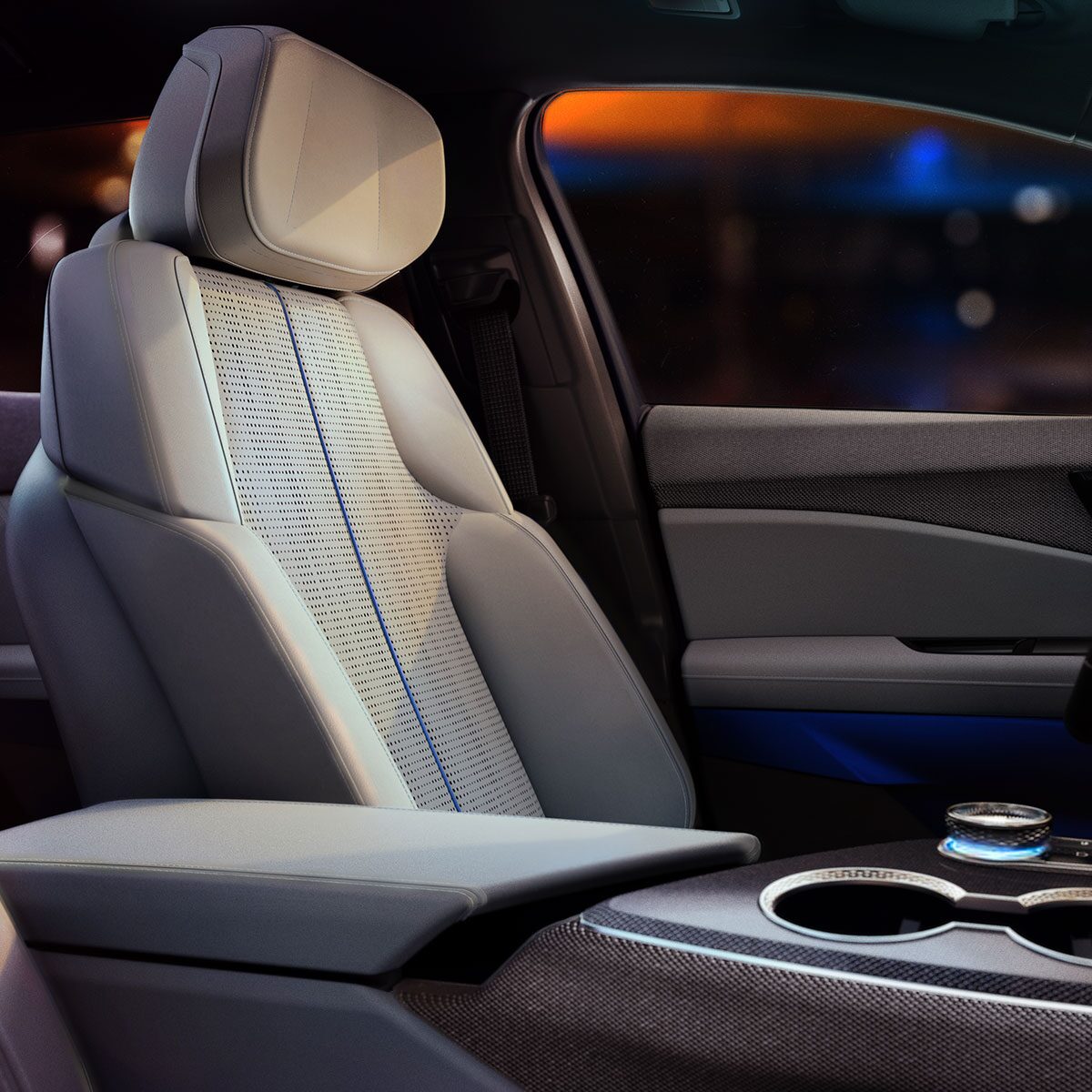  Close-up View of the 2025 Cadillac OPTIQ Driver's Seat