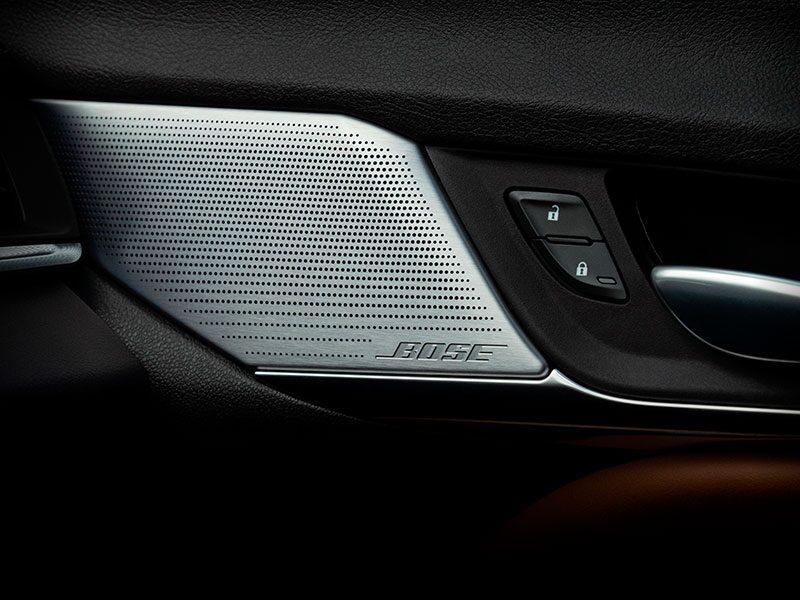 Close-up View of the Bose Speaker on a 2026 CT4 Door