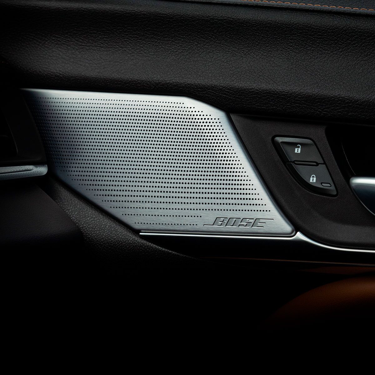 Close-up View of the Bose Speaker on a 2026 CT4 Door