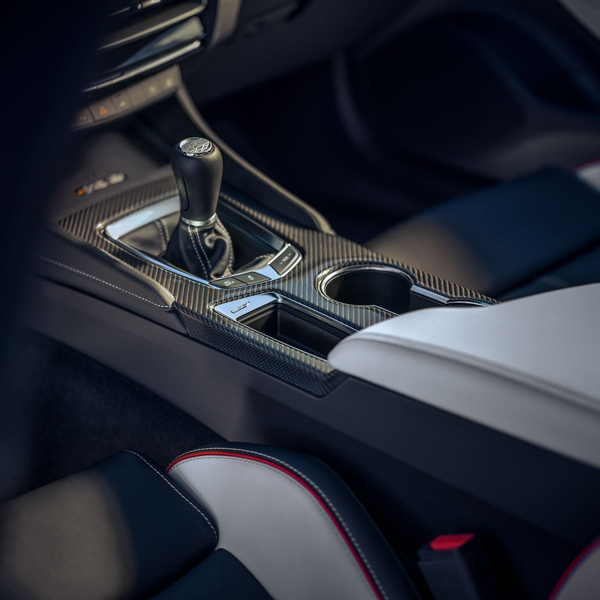Focused View of a Gear Shift Stick Inside a 2025 Cadillac CT5-V
