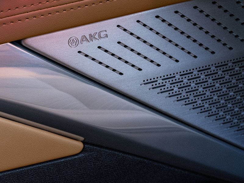 Close-up of the AKG Audio Speakers In the 2026 ESCALADE IQ