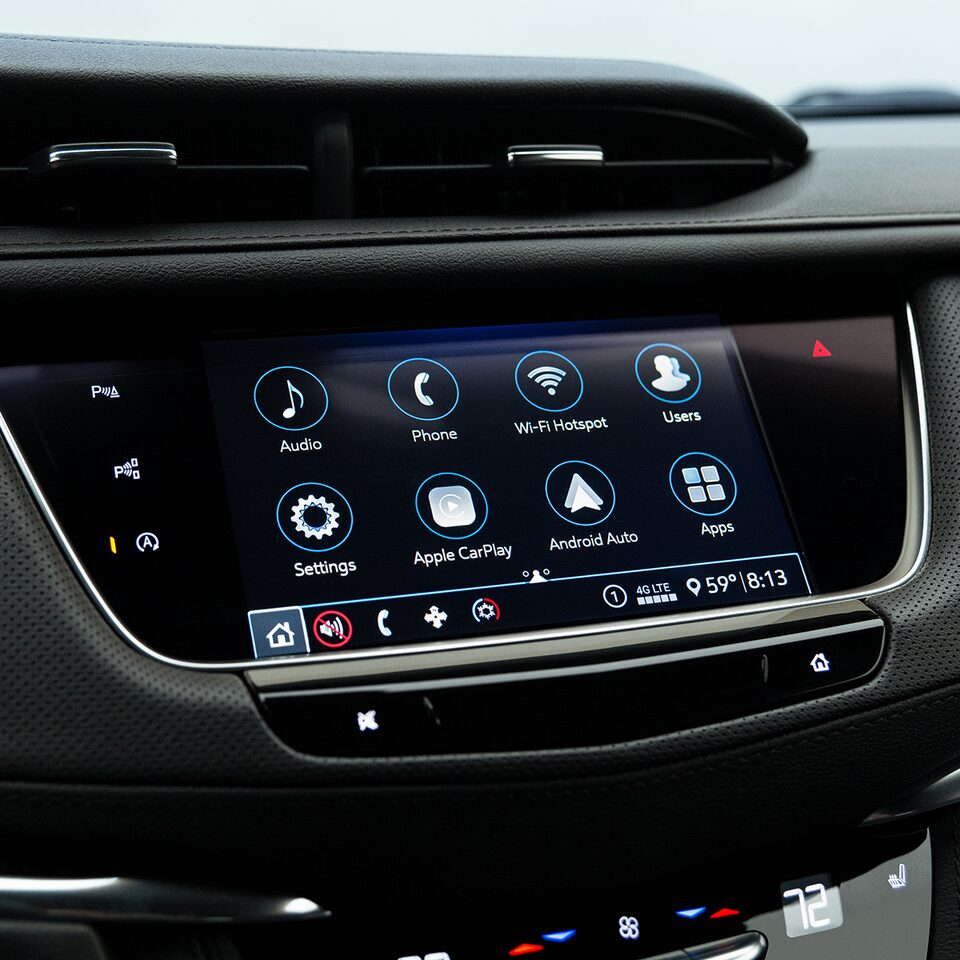 The Premium Technology Packed Infotainment System of the Cadillac XT5