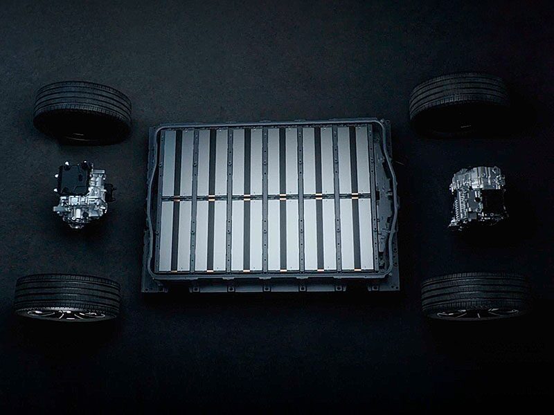 Top View of the 2026 ESCALADE IQL Regenerative Braking Architecture Under the Vehicle